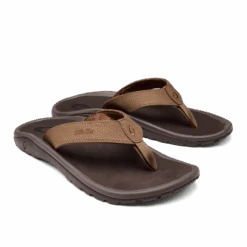 OluKai ‘Ohana - Tan / Dark Java -Comfort Shoes Wear Shop 10110 3448 003 M Ohana TanDkj