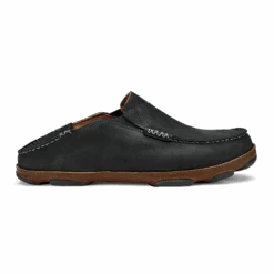 OluKai Moloā - Black / Toffee -Comfort Shoes Wear Shop 10128 4033 002 M Moloa Black