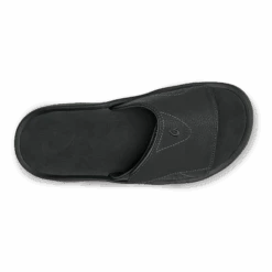 OluKai Nalu Slide - Black 9 OluKai Nalu Slide - Black -Comfort Shoes Wear Shop 10332 4040 004 M NaluSlide BlkBlk