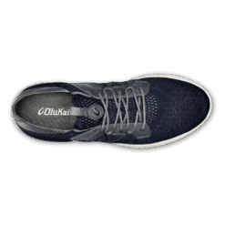 OluKai Mio Lī - Trench Blue / Charcoal -Comfort Shoes Wear Shop 10440 DE26 004 M MioLio TrbChar