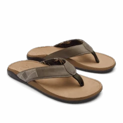 OluKai Tuahine - Hunter / Golden Sand 11 OluKai Tuahine - Hunter / Golden Sand -Comfort Shoes Wear Shop 10465 HGGS 003 M Tuahine HunterGoldenSand