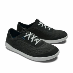 OluKai Moku Pae - Black / Blue Coral 13 OluKai Moku Pae - Black / Blue Coral -Comfort Shoes Wear Shop 10472 40QS 003 M MokuPae BlkBlc