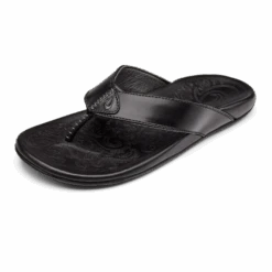 OluKai Mekila - Black -Comfort Shoes Wear Shop 10488 4040 AMZ M Mekila BlkBlk