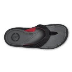 OluKai ‘Awiki - Black / HLA -Comfort Shoes Wear Shop 10506 40HL 004 M Awiki BlackHLA