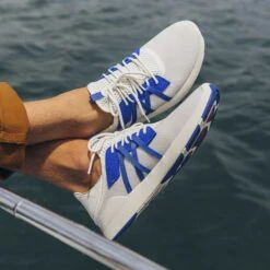 OluKai Holo - Bright White / Cobalt 14 OluKai Holo - Bright White / Cobalt -Comfort Shoes Wear Shop 10513 WB5R 101 Holo