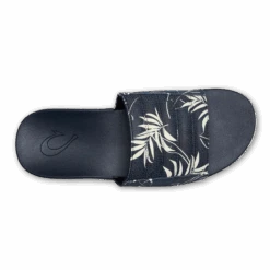 OluKai Maha 'Olu - Trench Blue / Aloha -Comfort Shoes Wear Shop 10517 DEHA 004 M MahaOlu TrenchBlueAloha