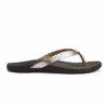 OluKai Ho‘ōpio Leather - Silver / Charcoal -Comfort Shoes Wear Shop 20290 2K26 001 W HoopioLeather SlvChr 45a21cba 2d95 4fb8 8413 ad11a5064154