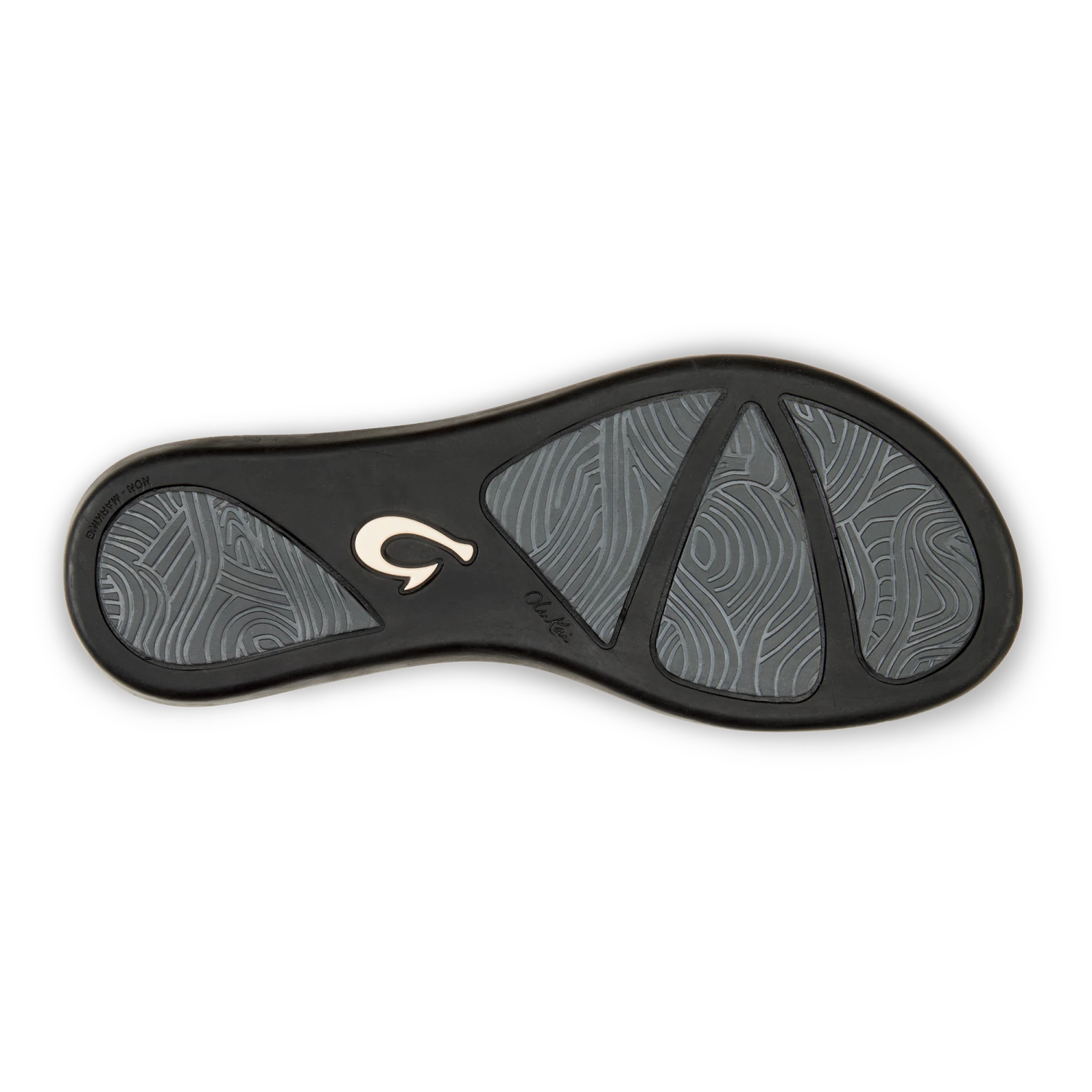 OluKai Ho‘ōpio Leather - Silver / Charcoal 5 OluKai Ho‘ōpio Leather - Silver / Charcoal - Image 3