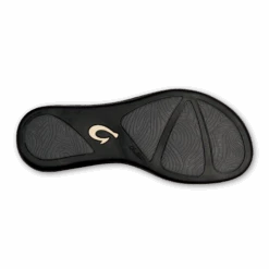 OluKai Ho‘ōpio - Petal Pink Metallic / Black -Comfort Shoes Wear Shop 20294 NK40 005 W Hoopio PepmBlk