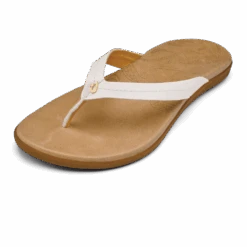 OluKai Honu - Bright White / Golden Sand 9 OluKai Honu - Bright White / Golden Sand -Comfort Shoes Wear Shop 20436 WBGS AMZ W Honu BrightWhiteGoldenSand