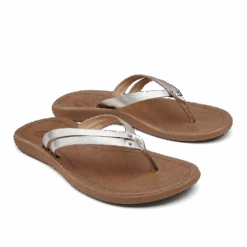 OluKai Kāpehe Luana - Silver / Sahara -Comfort Shoes Wear Shop 20468 2KFM 003 W KapeheLuana SilSah