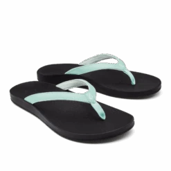 OluKai Puawe - Sea Glass / Black 13 OluKai Puawe - Sea Glass / Black -Comfort Shoes Wear Shop 20498 1V40 003 W Puawe SeaGlassBlk