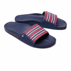 OluKai Kīpuni - Trench Blue / Stripe 11 OluKai Kīpuni - Trench Blue / Stripe -Comfort Shoes Wear Shop 20508 DEZP 003 W Kipuni Trench Blue Stripe
