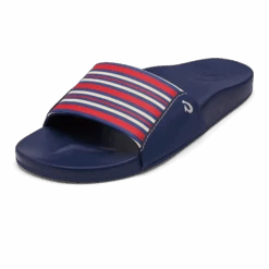 OluKai Kīpuni - Trench Blue / Stripe 13 OluKai Kīpuni - Trench Blue / Stripe -Comfort Shoes Wear Shop 20508 DEZP AMZ W Kipuni Trench Blue Stripe